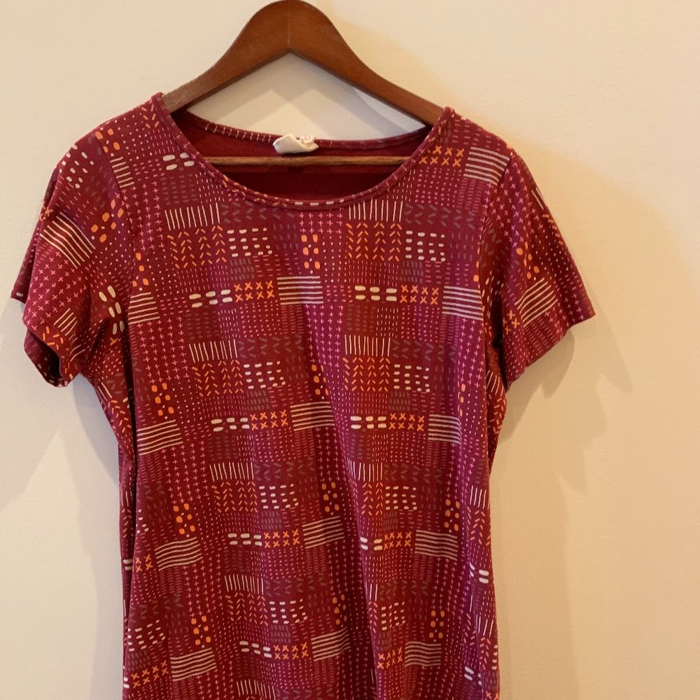 Mata Traders Short Sleeve Organic Cotton Dress XL